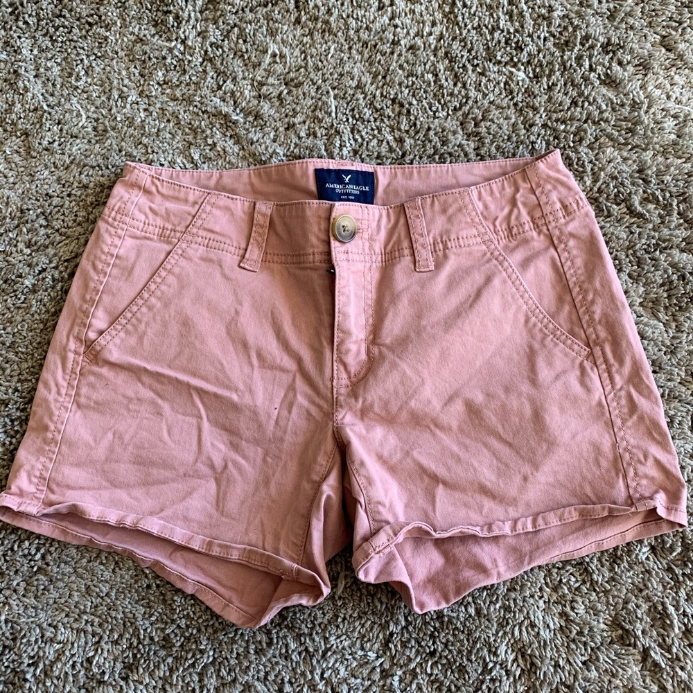 AMERICAN EAGLE TWILL SHORTS SIZE 0
